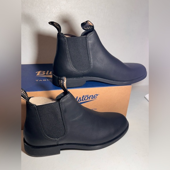 Blundstone Classic Black Leather Boots unisex casual outdoor comfy style - Picture 2 of 7